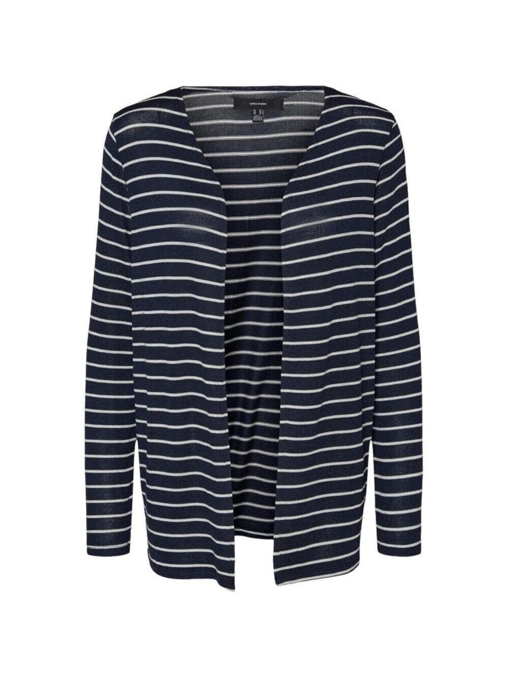 Vero Moda Brianna Striped Open Cardigan Lightweight Knit Sweater Cardigan